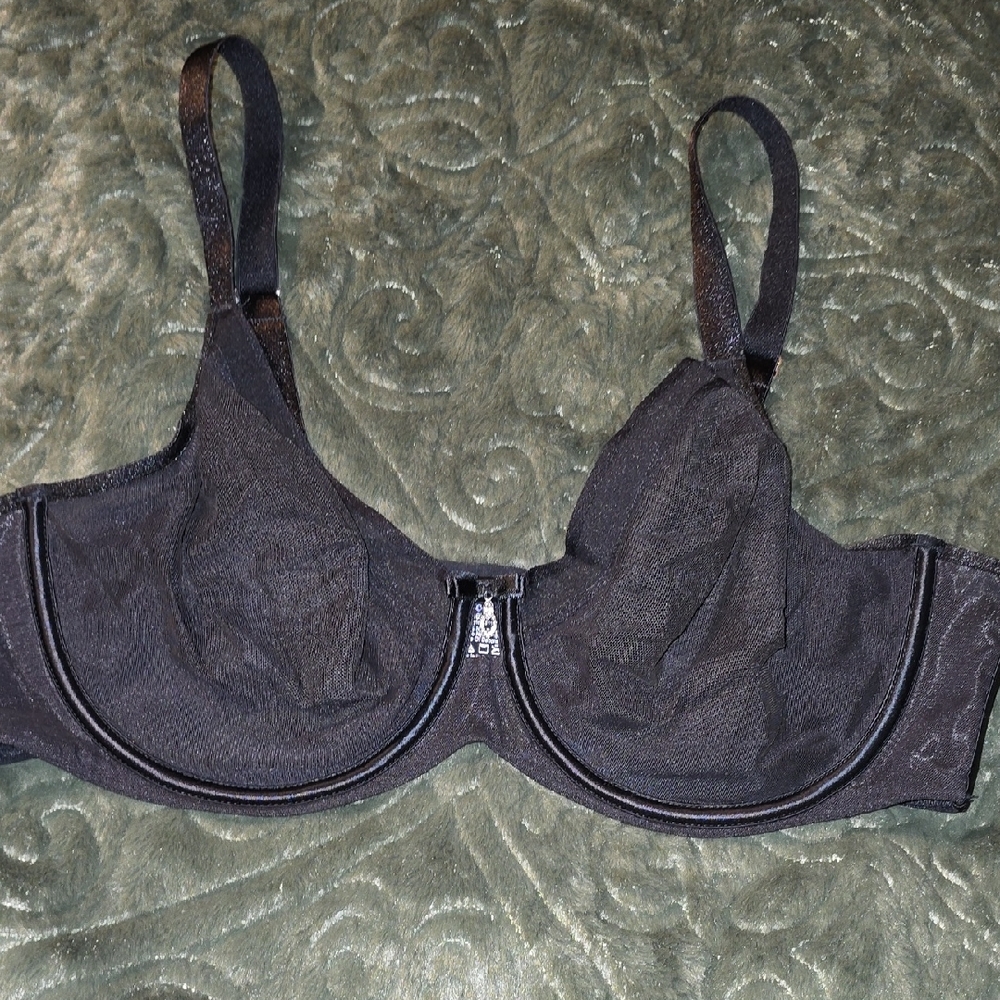 Curvy Couture Black Underwire Bra